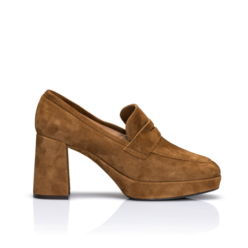 Unisa Loafer with Heel and Platform - Booty Shoes