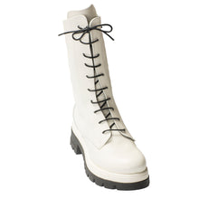 Lilimill White Lace Up Boot